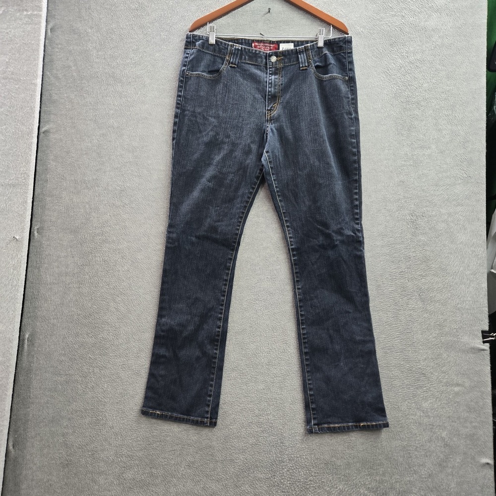 VINTAGE Levi's 525 Women Jeans 16 Blue‎ Denim Bootcut 30" Inseam